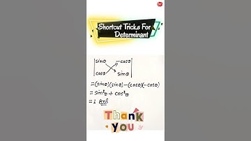 Trick For Determinants | How Do You Find The Determinant Quickly ? Matrix Shortcut Trick |