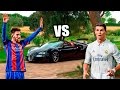 Los COCHES de MESSI  VS los COCHES de CRISTIANO RONALDO !!