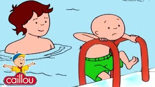 Funny Animated cartoon Caillou Learns to Swim WATCH CARTOONS ONLINEs For Kids