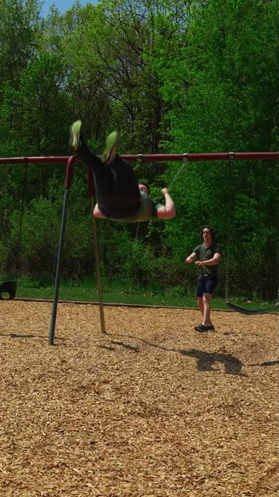 NEVER ATTEMPT A FULL 360 ON A SWING! - (breakdown)