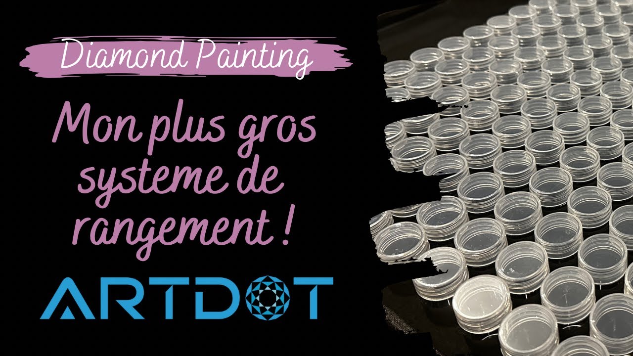 Diamond Painting ~ Mon plus gros système de rangement 😱