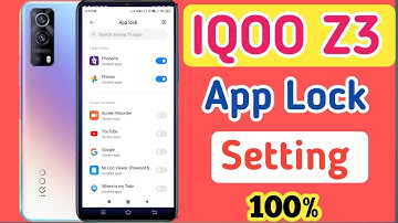 How to set app lock IQOO Z3/IQOO Z3 me App lock kaise lagaye/IQOO apps lock setting