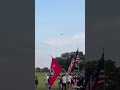 Flyover to kick off a XC meet!
