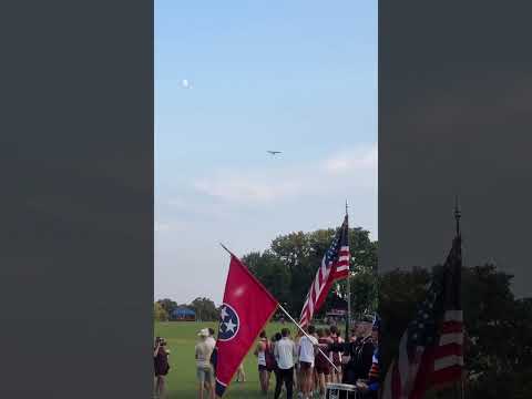 Flyover to kick off a XC meet!