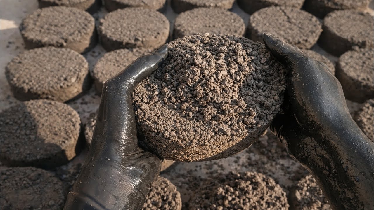 New🔥masterpiece dusty charcoal fully dry floor/claypot crumbling oddly satisfying video