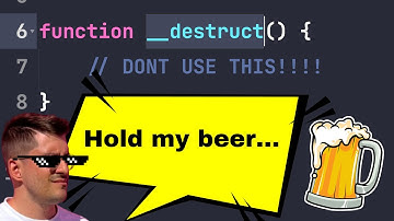 The Hidden Power of "__destruct()" in PHP