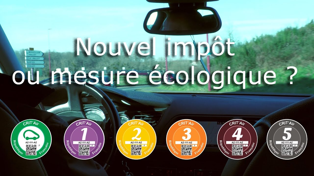 Obtenir Vignette Ecologique – Vignette Crit’Air Niveau De Pollution ...