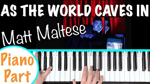 AS THE WORLD CAVES IN - Matt Maltese Piyano Dersi