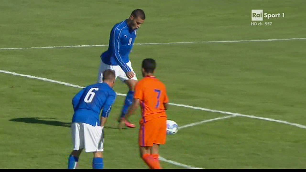 Gianluca Scamacca against Olanda: incredible GOL !