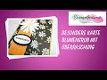 Blumengruß / besondere Grußkarte mit Blumensamen / Stampin' Up!