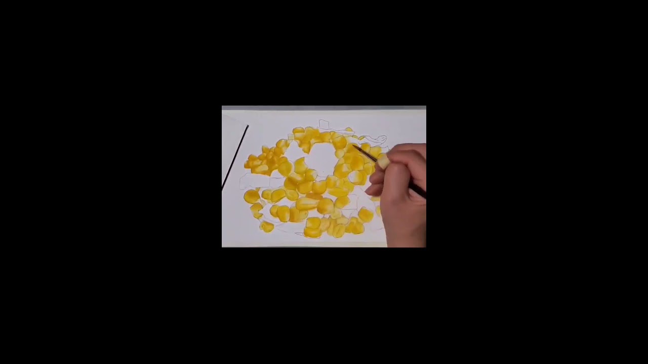 絵の具で花火をする時の注意点を描きました Youtube