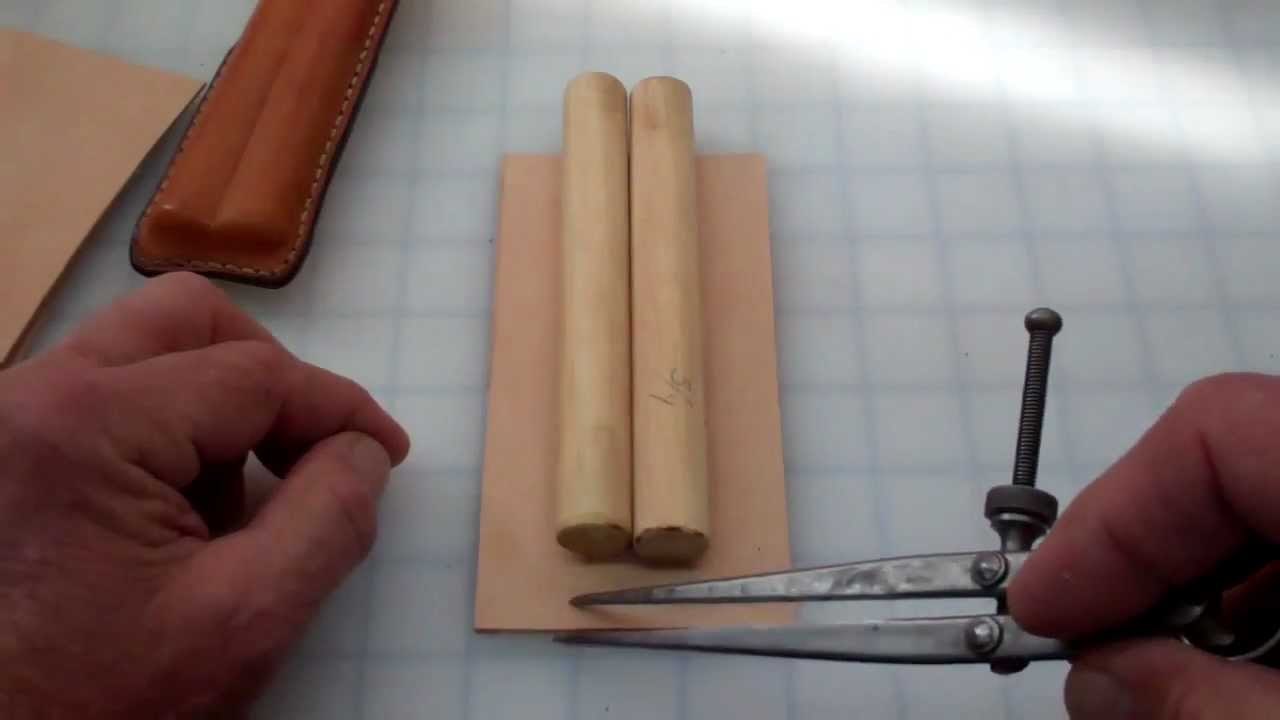 Making a simple leather cigar case