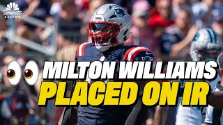 Instant Reaction Pats Place Milton Williams On Injured Reserve Will Miss At Least Four Games