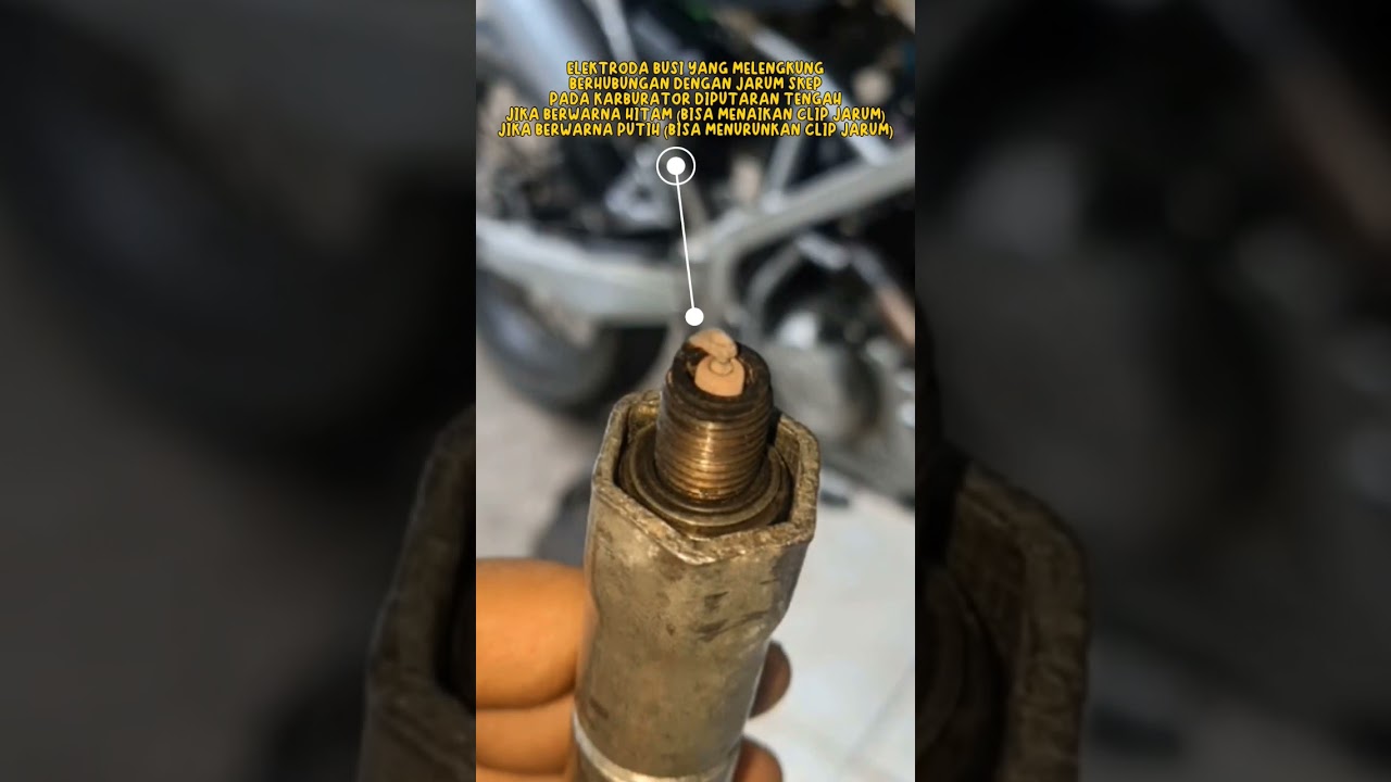 SETTING KARBU MELIHAT DARI WARNA ELEKTRODA BUSI !!