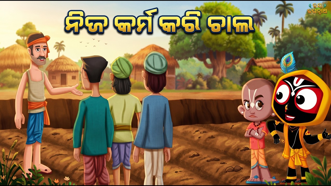 ନିଜ କର୍ମ କରିଚାଲ | Jay Jagannath | Official Odia Animated Series | EPISODE-077