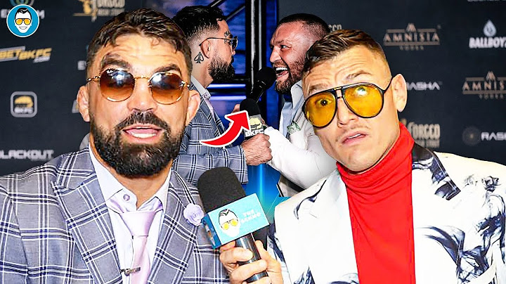 Mike Perry Reacts to Conor McGregor Announcing Fight, FIERY Face Off with Dave Mundell
