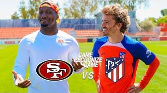 Deebo Samuel vs. ‪@atleticodemadrid‬ Star Antoine Griezmann in Football Skills Challenge 🏈⚽️ thumbnail