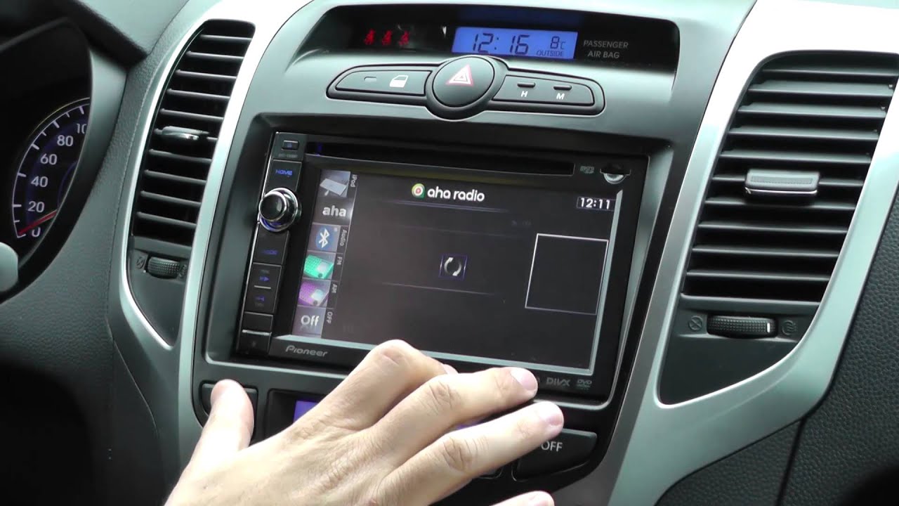 Hyundai ix20 Appmode preview infotainment pioneer 