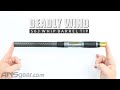 Embout Deadlywind Carbon Fiber Whip Tip - Pour Canon S63 (18") - Paintball