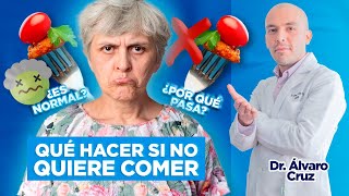 ¡NO QUIERE COMER!🚫😰🥗 Esto es lo que DEBES HACER☝ para MEJORAR LA ALIMENTACIÓN✅ de un ADULTO MAYOR👴🏼🙌