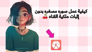 ?ازاي احط صوره مصغره بدون إثبات ملكية القناه ?