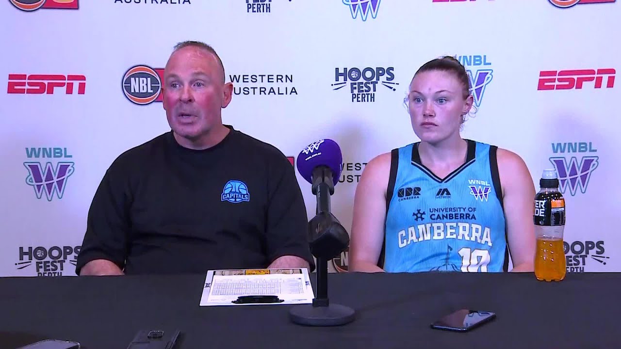 PRESS CONFERENCE: Paul Goriss and Nicole Munger, R14 WNBL26