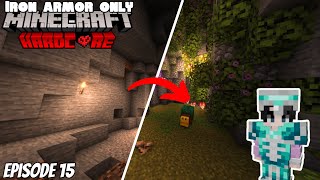 I built a SNIFFER CAVE on the Iron Armor Hardcore World | Season 2 ep 15 | Minecraft let's play