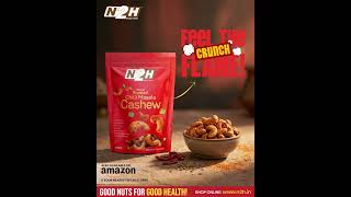 Roasted Chilli Masala Cashew | Crunch That Hits Different #shorts