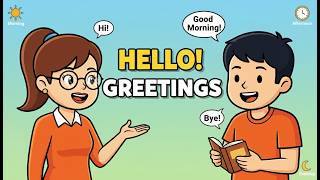 Learn English Greetings - Easy Podcast for Beginners | Anna & Suat