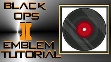 Call of Duty Black Ops 2 : LP Record Emblem Tutorial