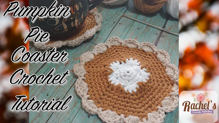 Learn to Crochet a Pumpkin Pie Coaster/Hot Pad
