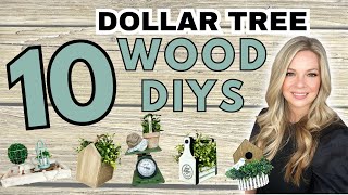 MUST TRY Easy Dollar Tree Wood DIYs