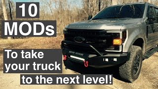 10 MODs to take you truck to the next level! Whare are you waiting for?