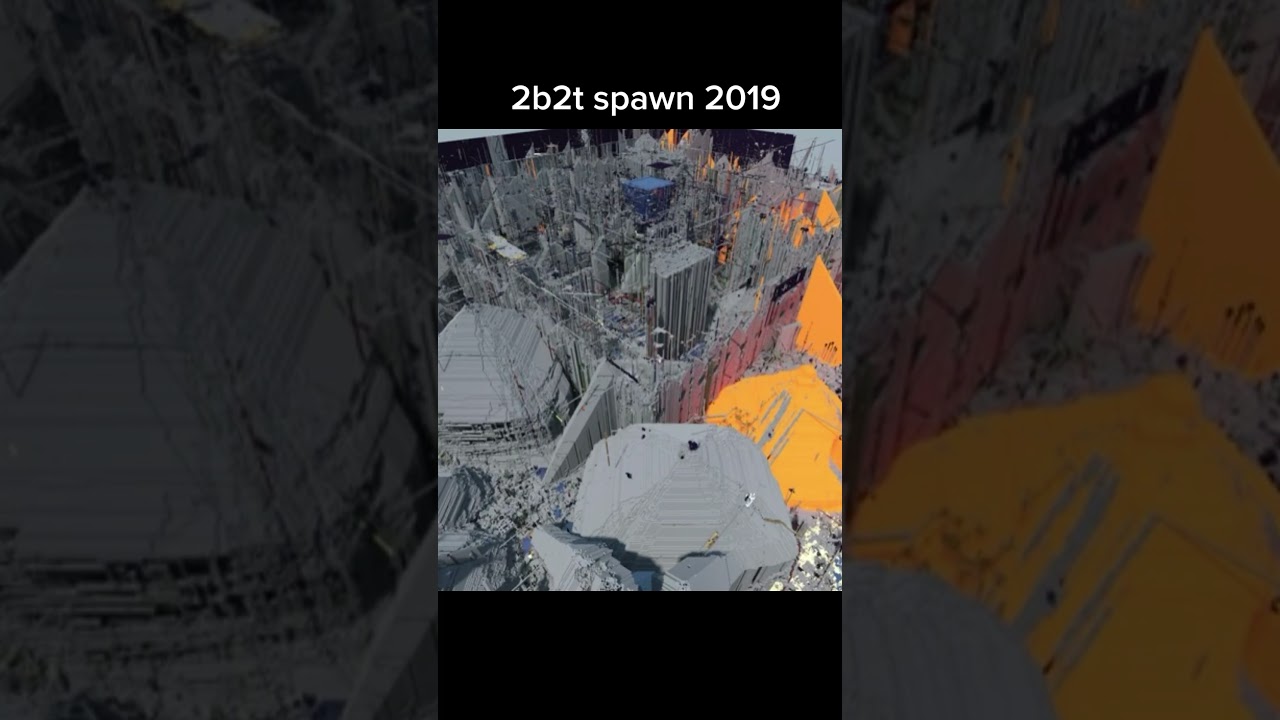 2b2t spawn throughout the years, 2010-2024