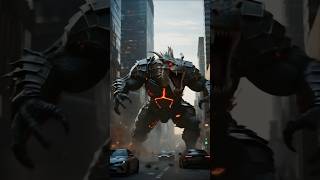 Giant Komodo In Luxury City | Transforms Into Fire-Breathing Mech Beast #shortsfeed #mecha #avengers