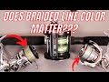 Does Braided Line Color Matter???