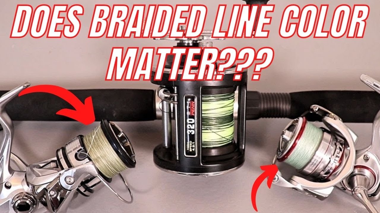 Does Braided Line Color Matter??? 