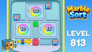 Marble Sort Level 813 Walkthrough Solution