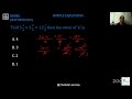 NMMS Mathematics Simple equations MCQ 76