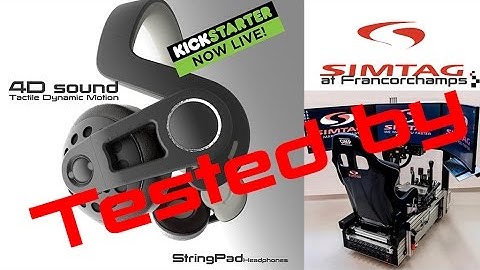 StringPad 4D motion headset tested by SimTag, cutting edge race technology in sim racing.