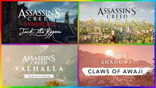 Assassin's Creed : All Ending Title Outros (2015-2025)