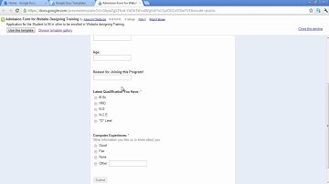 How to work with templates in Google docs