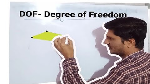 How do you determine Degree of Freedom in Structural Analysis | Degree of Freedom(DoF) in FEM