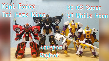 Mini Force downsize Tri Hawk King Super 10 ko oversize White Horn +custom Raybot