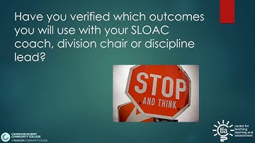 Step 2 SLOA @CGCC Importing Student Learning Outcomes