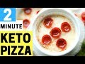 2 Minute Keto Pizza | BEST Easy Low Carb Pizza Recipe For Keto