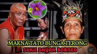 Arti Tato Bunga Terong Dayak Borneo