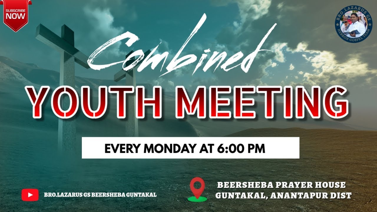 Youth Meeting ll 02/03/2026 II Bro Anand Kumar Beersheba Prayer House ll Guntakal ll