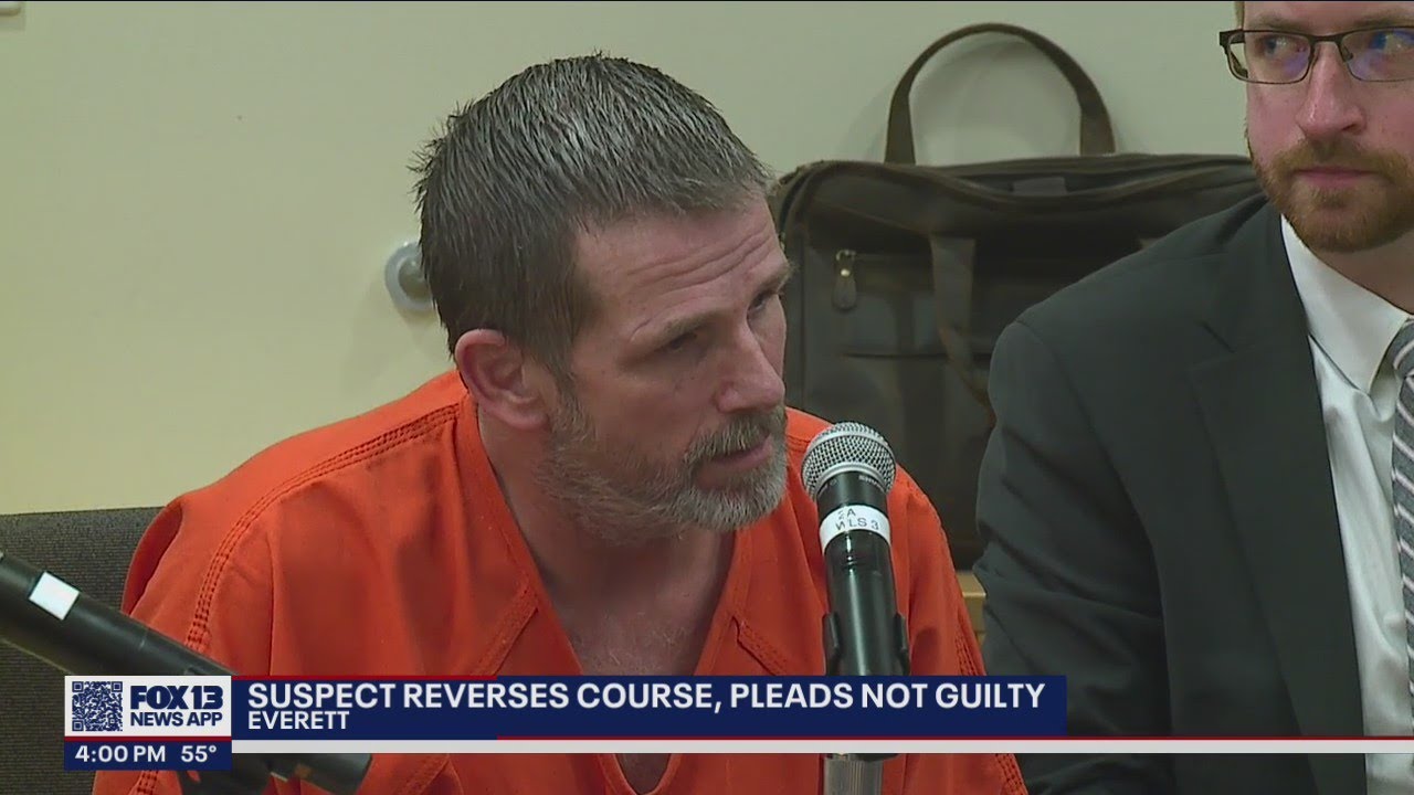 Man accused of killing Everett police officer changes mind, pleads not ...