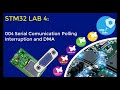 004 UART Serial Comunication Poll IT DMA (STLink STM32CubeIDE HAL Drivers Interrupcion printf)